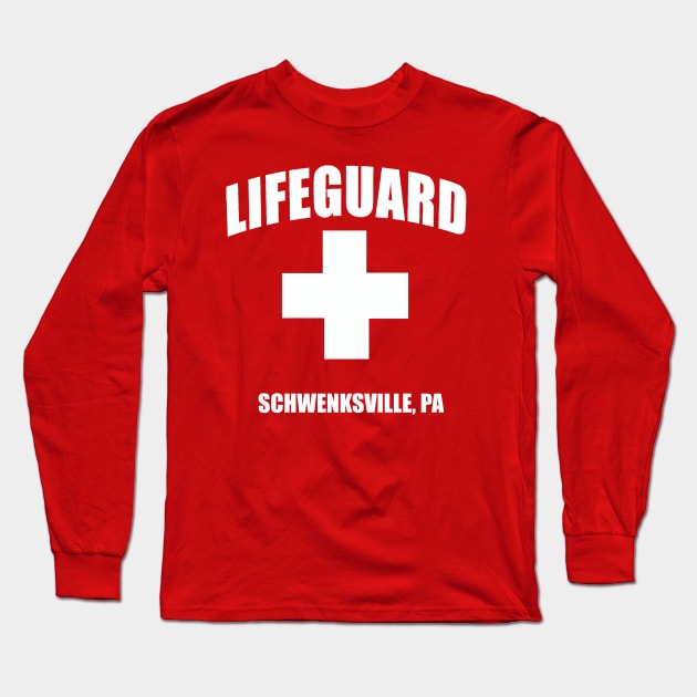 Lifeguard - Schwenksville Long Sleeve T-Shirt by BKaplan12